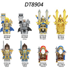 外贸货品DT8904套装游戏积木人仔益智袋装