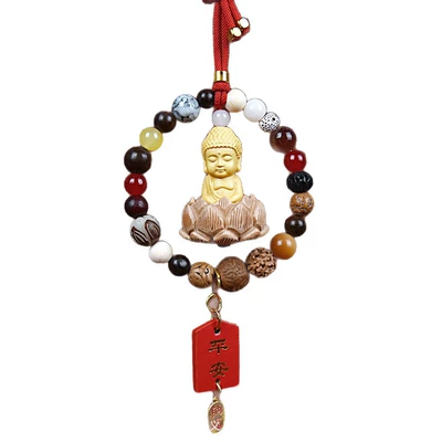 Multi-Treasure Buddha Beads for the Car — Car hanging
