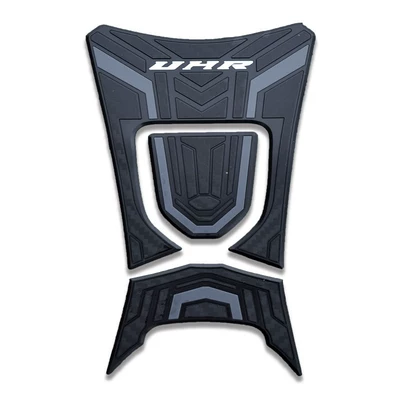 Protective Sticker, Anti-Scratch Decorative Accessories, Motorcycle pedals - gray-fuel-tank-sticker-3-pieces