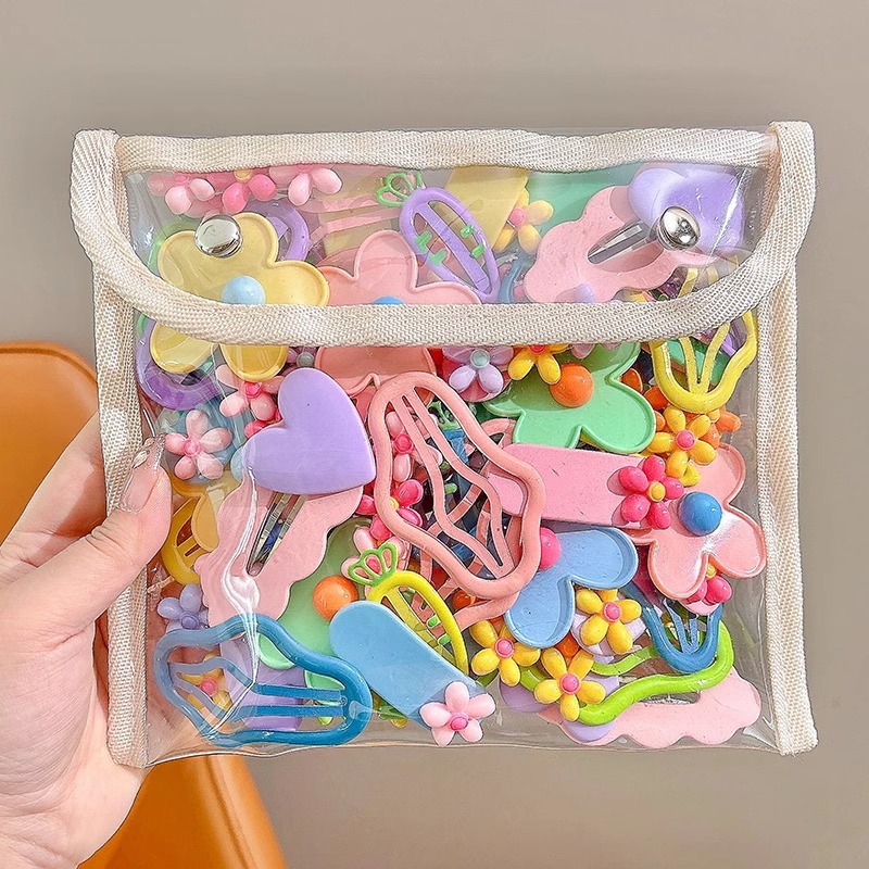 Niños verano nuevo clip de cabello de dopamina de color lindo clip de cabello de nube niñas frangeo clip de cabello roto clip