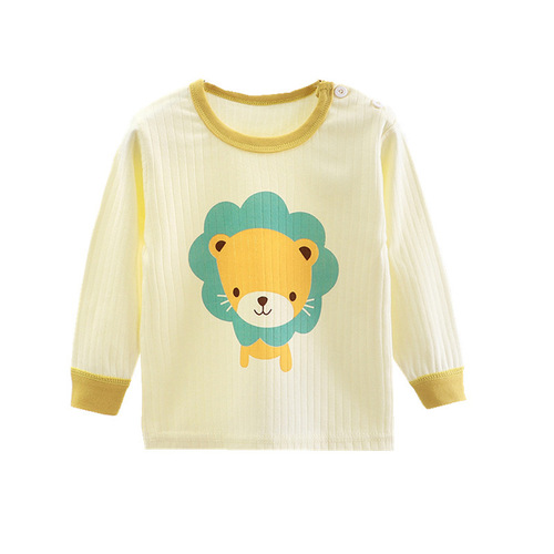 Baby autumn clothes single-piece tops infant bottoming shirts pure cotton spring autumn and winter clothes boys and girls children's cotton underwear