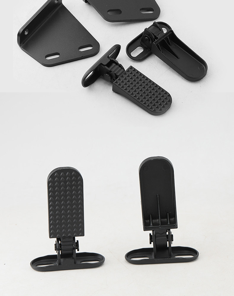 Suitable for the New Ninebot Fz2 Electric Scooter with New National Standard, Foldable Rear Footrest, Thickened Rear Footrest, Non-Damaging Installation Parts