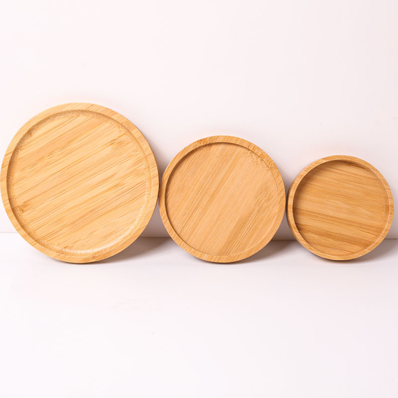 Creativo posavasos de bambú mantel mantel al por mayor redondo cuadrado en forma de flor taza de té taza de agua tazón almohadilla de aislamiento antiescaldado tallado LOGO