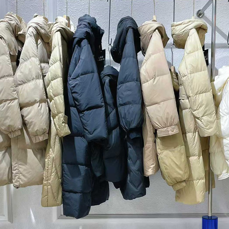 25冬云栖絮鹅绒服时髦保暖百搭连帽外套品牌折扣直播一手货源批发
