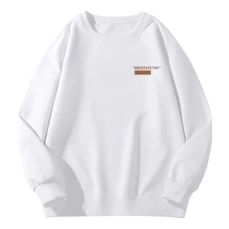 Peso pesado retro americano de otoño sudadera con capuz marca de moda hombre abrigo casual suelto ropa de hombre manga larga Primavera y Otoño Top