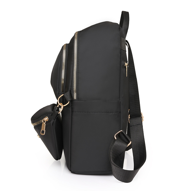 Fábrica al por mayor 2024 nueva mochila de nailon casual para mujer, mochila para madre y niño de viaje urbano de todo fósforo de moda