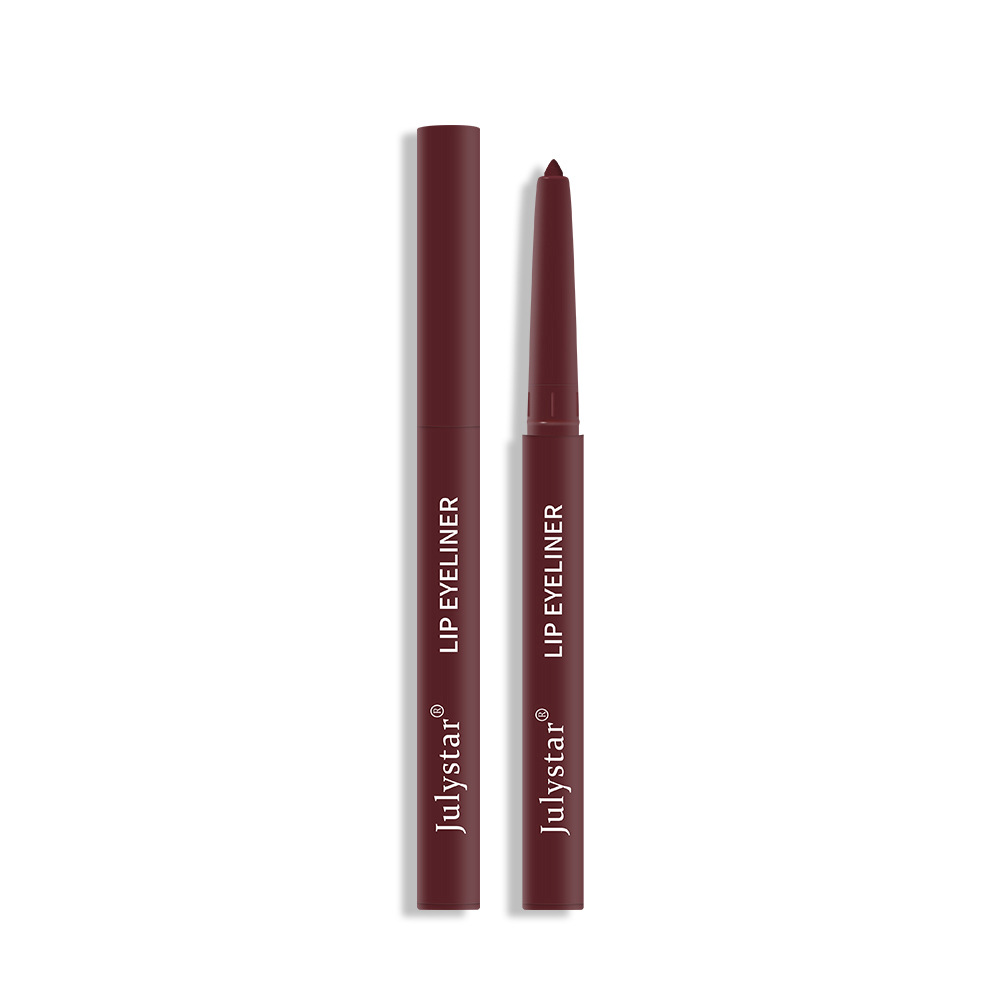 Julystar non-fading automatic lip liner pen, matte multi-color export lip gloss and lipstick pen from Europe and America undefined
