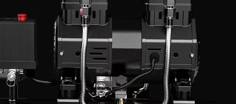 Silent Air Compressor, Oil-Free Air Compressor, High-Pressure Woodworking Spray Paint Portable 220V Air Pump