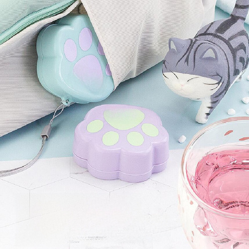 Creative Cat Paws Retractable Cup New Outdoor Sports Water Cup Folding Cup Cartoon Plastic Cup Portable Cup