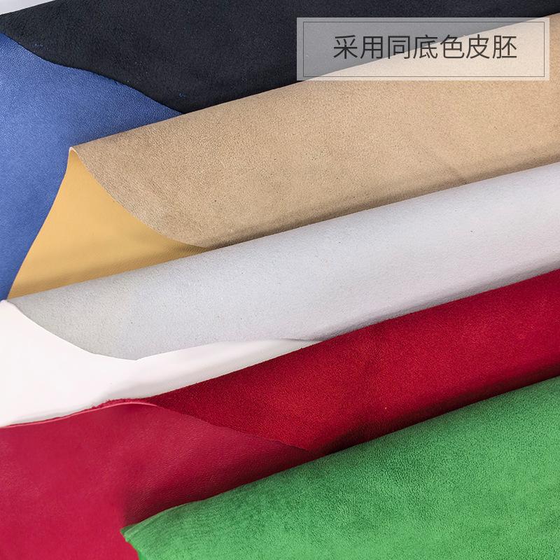 厂家现货黑彩色AB级头层绵羊皮整张皮料鞋里柔软真皮革服装箱包