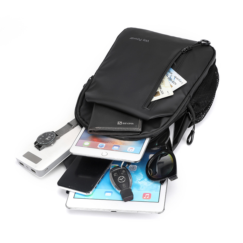 WEPOWER bolsa de pecho de los hombres ocasionales bolsa de mensajero de hombro de viaje bolsa de mensajero de marca de moda multifuncional bolsa de mensajero bolsa de los hombres