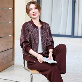 中老年休闲套装;中老年衬衫;中老年休闲裤