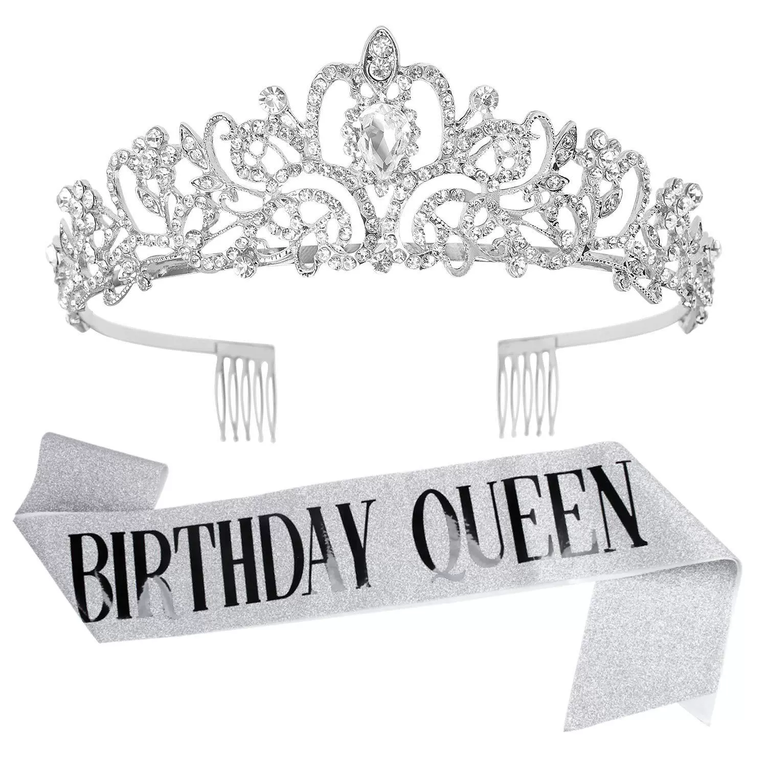 Европейско-американский набор на день рождения: наплечная лента-корона BIRTHDAY QUEEN/GIRL, праздничный набор