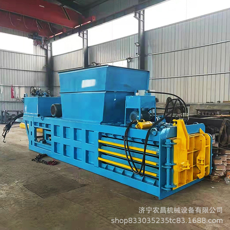 卧式打包机生产车间 打包尺寸按要求 批发废品立式打包机