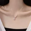 1# silver love necklace