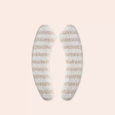 Cojín de inodoro adhesivo doméstico de otoño y invierno cojín de inodoro adhesivo lavado ligero de lujo espeso cojín de inodoro a rayas