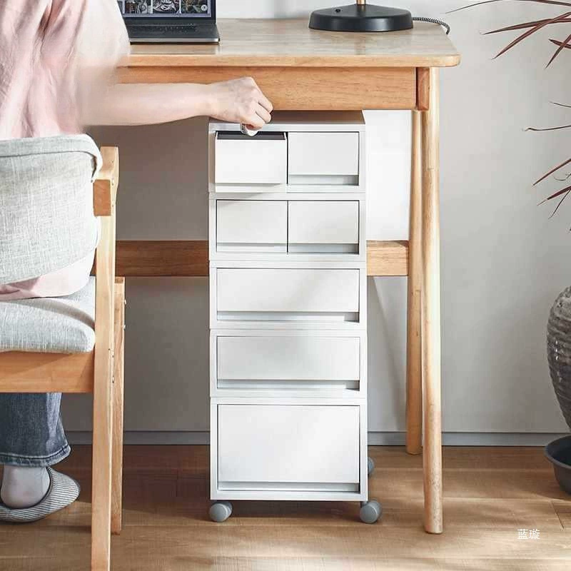 Шкаф для хранения с выдвижными ящиками, мобильный шкаф для хранения файлов формата А4, многослойный офисный косметический стол Frost Mountain для хранения