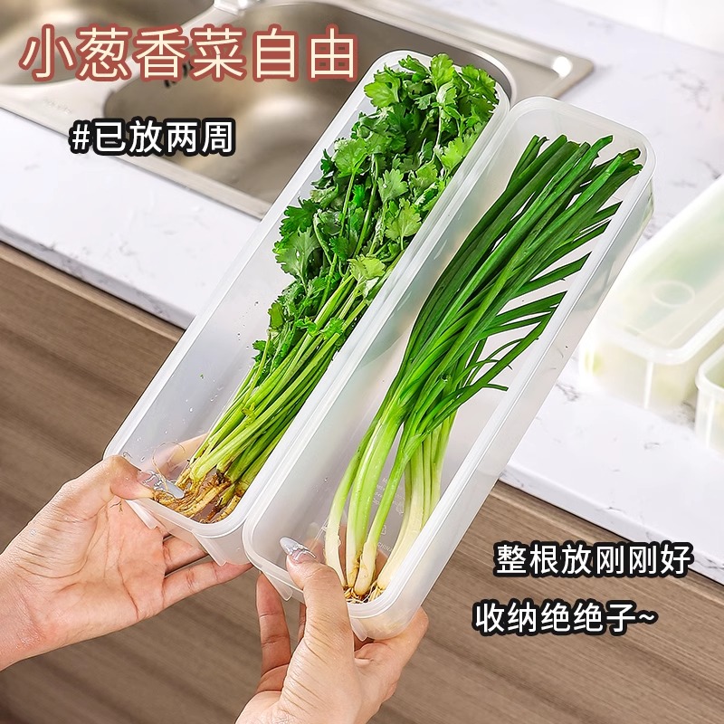 长方形面条收纳盒食品级冰箱厨房杂粮挂面塑料密封保鲜盒带盖盒子