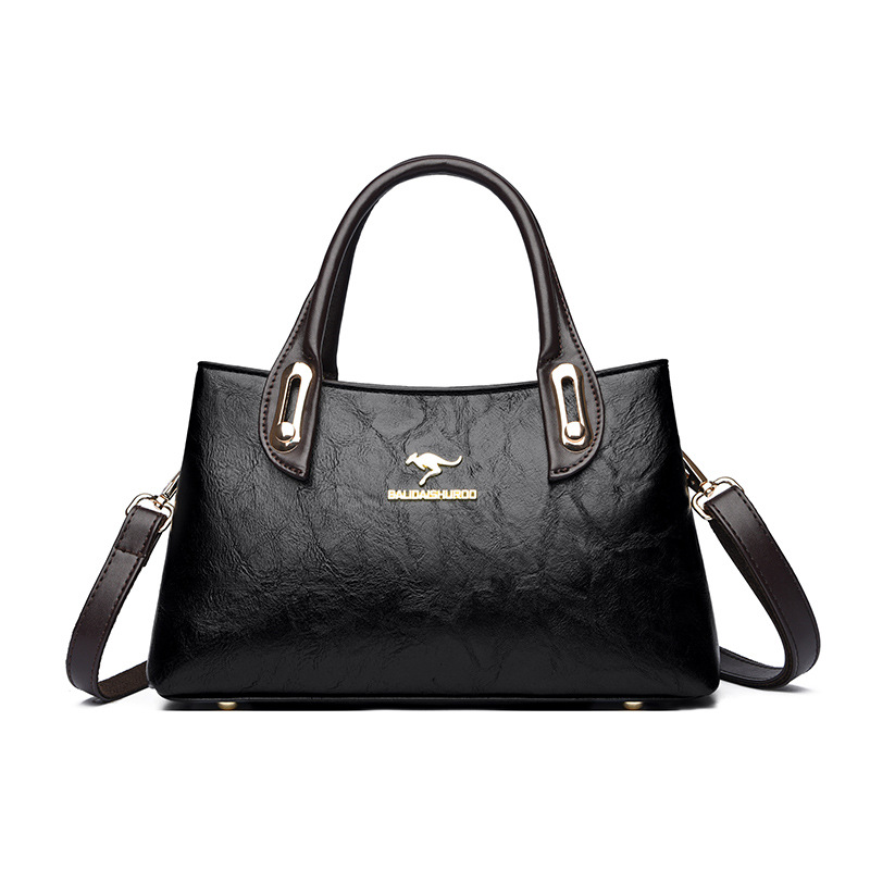 Cross-border 2024 nueva bolsa de hombro de mujer moda versátil gran capacidad descanso bolso de madres de mediana edad