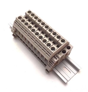 Dinkle Assembly Dk6N 10 Gang Box Connector Din Rail Terminal Block,8-20