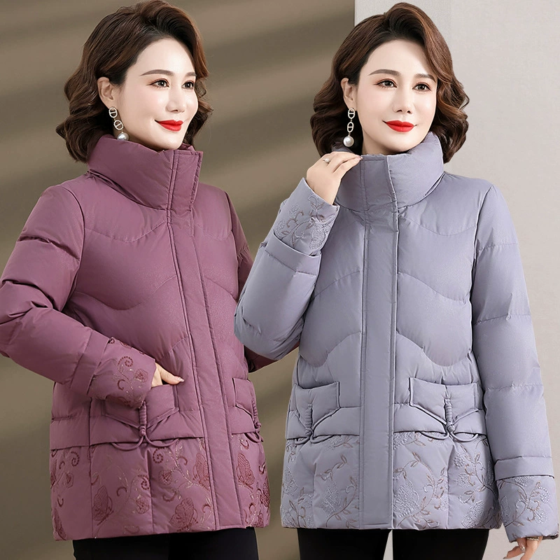 Новая мама короткая пуховик среднего возраста женская одежда осенний и зимний воротник