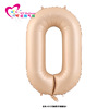 Brand retro cream chocolate digital decorations, balloon, new collection, 40inch