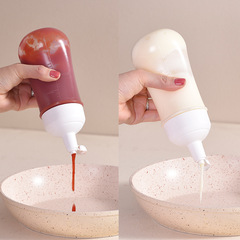 kitchen multi-purpose graduated ketchup bottle salad tomato sauce seasoning squeeze type sauce bottle with sealable Pusen ketchup bottle