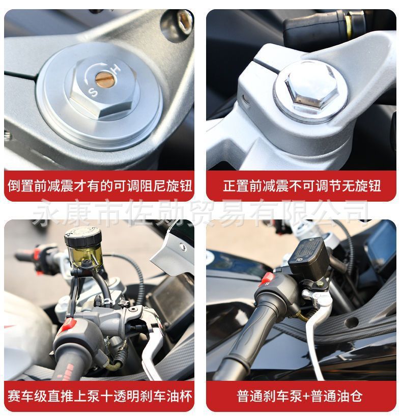 DaoLang dual-cylinder water-cooled heavy-duty street bike, high-displacement road racing motorcycle, can be registered, with Euro 4 standard and electronic fuel injection
