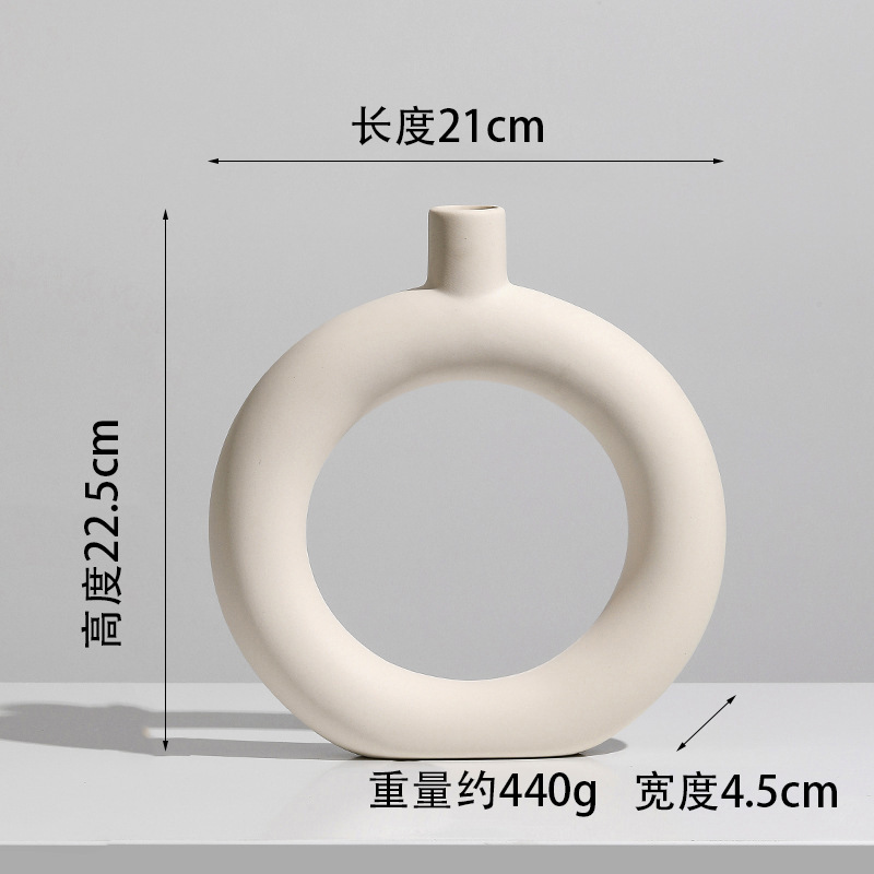 일반 원형 꽃병 C