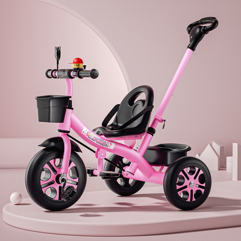 Triciclo infantil 1 - 3 - 2 - 6 años de edad, carro de bebé grande, bicicleta, carro de jardín de infantes image 16
