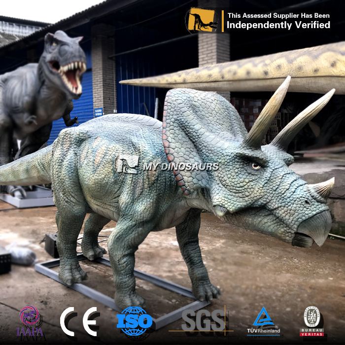 大型机械仿真电动恐龙 会动会叫三角龙模型玩具景区展品摆件道具