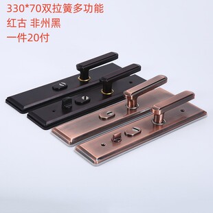 Anti-theft door anti-pry handle double live double fast door handle door lock inside and outside thick door lock manufacturers wholesale and retail