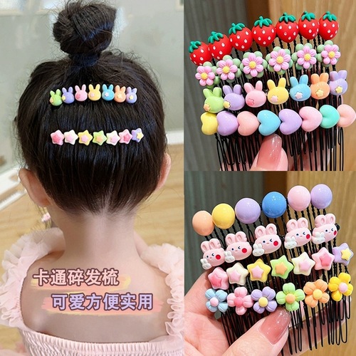 Children's hair accessories, hair clips, broken hair artifact, hair combs, combs for girls, bangs comb, hair clips, broken hair combs, hair accessories