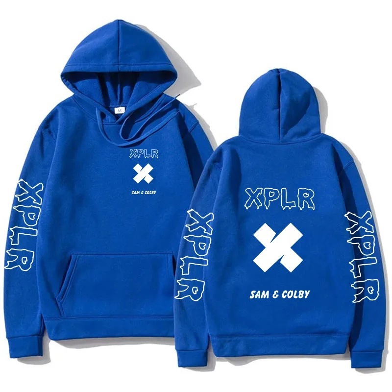 2024 Men Xplr Hoodie Sam y Colby Chainlink Merch Heart Sha