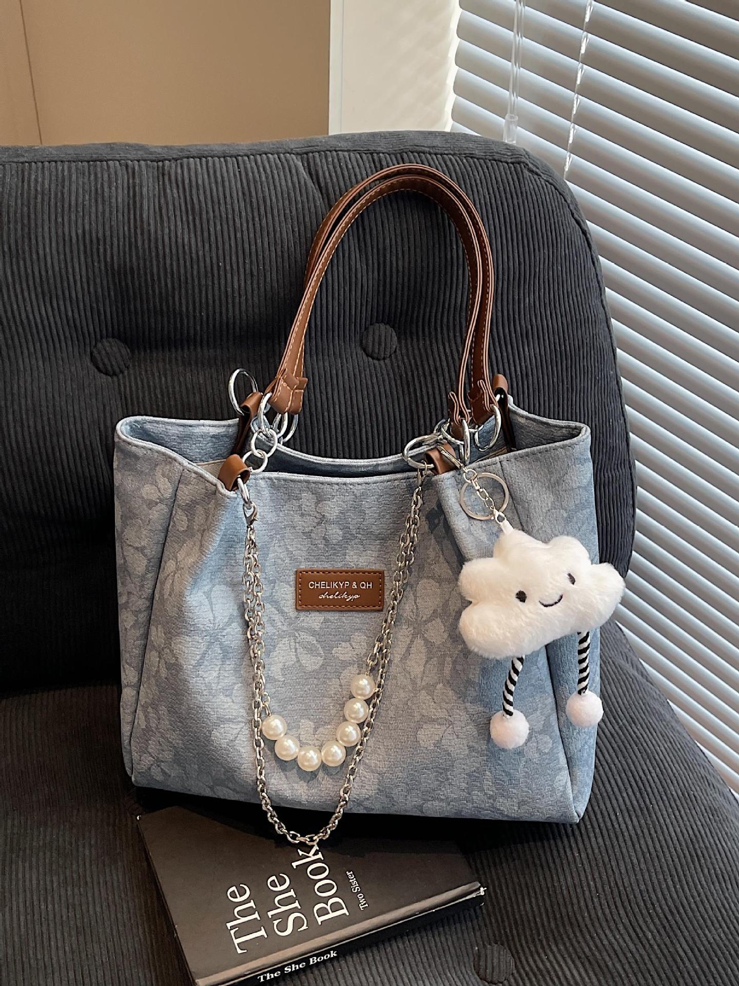 Bolso Tote de Mano de Gran Capacidad de PU para Uso Diario