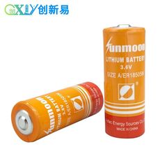 Riyue ER18505M Sanchuan Jingqi IC card smart water meter gas gas meter flow meter 3.6V lithium battery pack