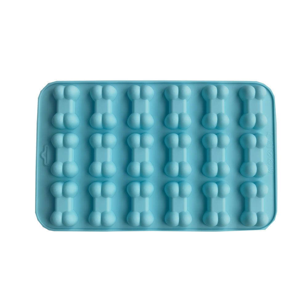 18 huesos 163 chocolate molde de silicona pastel helado pudín molde de postre jabón utensilios