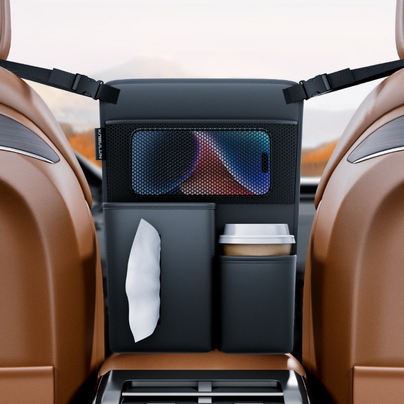 Middle Seat Hanging Tissue Box Central Control Bag Storage Car Interior_voghion.com