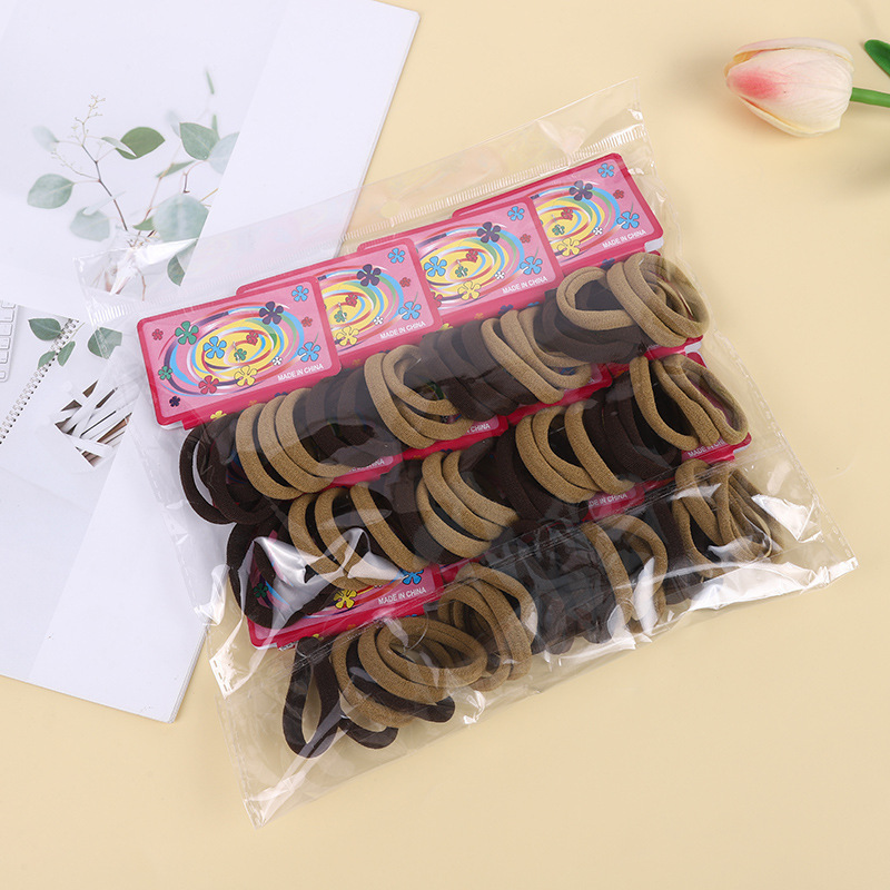 工場卸売ネイルカードバッグタオルリング段ボールシームレスヘアリングカラーミックスアンドマッチヘアタイヘアロープクロスボーダー|undefined
