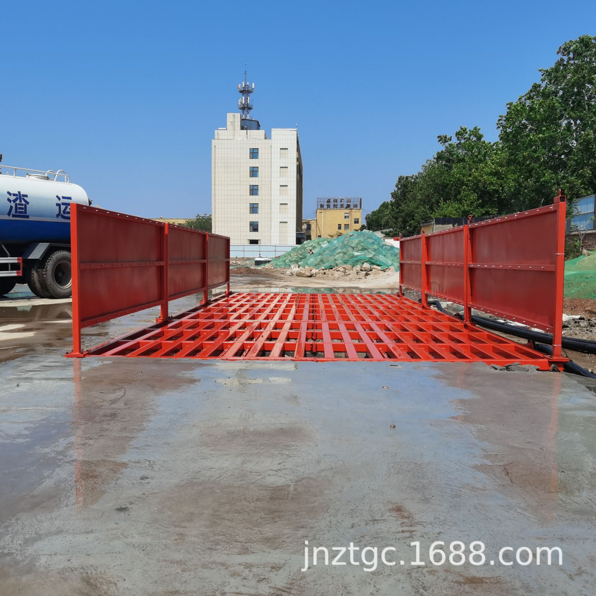 全自动免基础建筑工程工地洗车机洗车槽 全封闭冲洗平台洗轮机