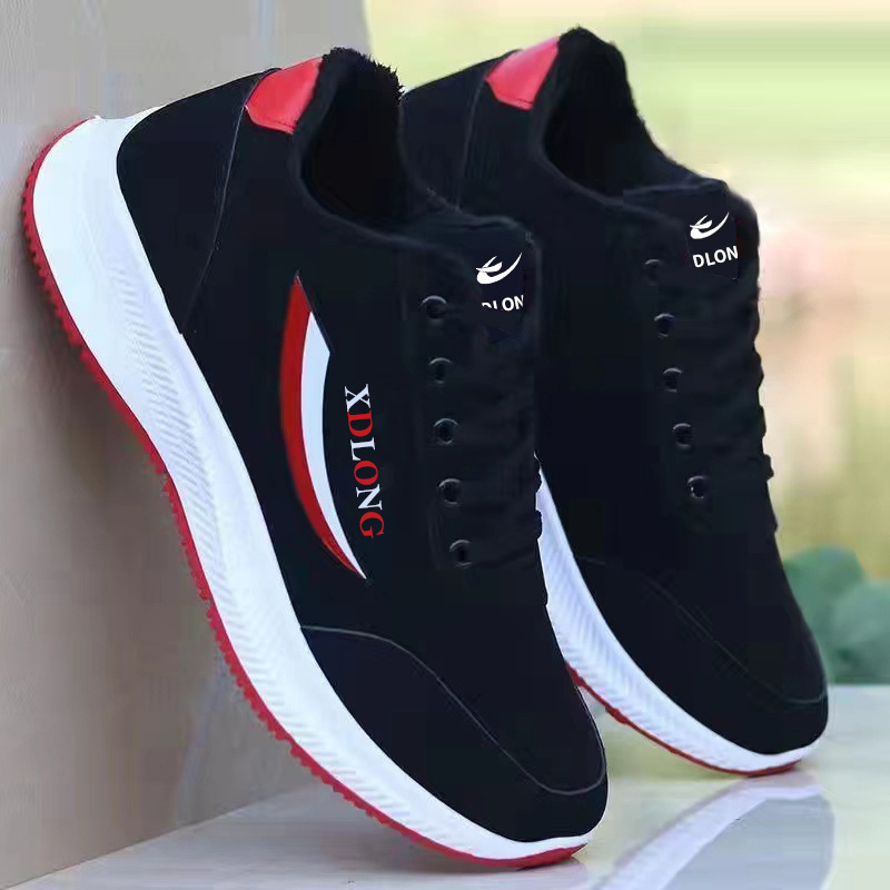 Zapatos casuales de cuero de cuatro estaciones impermeables zapatos de correr de color sólido multifuncional zapatos deportivos de hombre zapatos de hombre