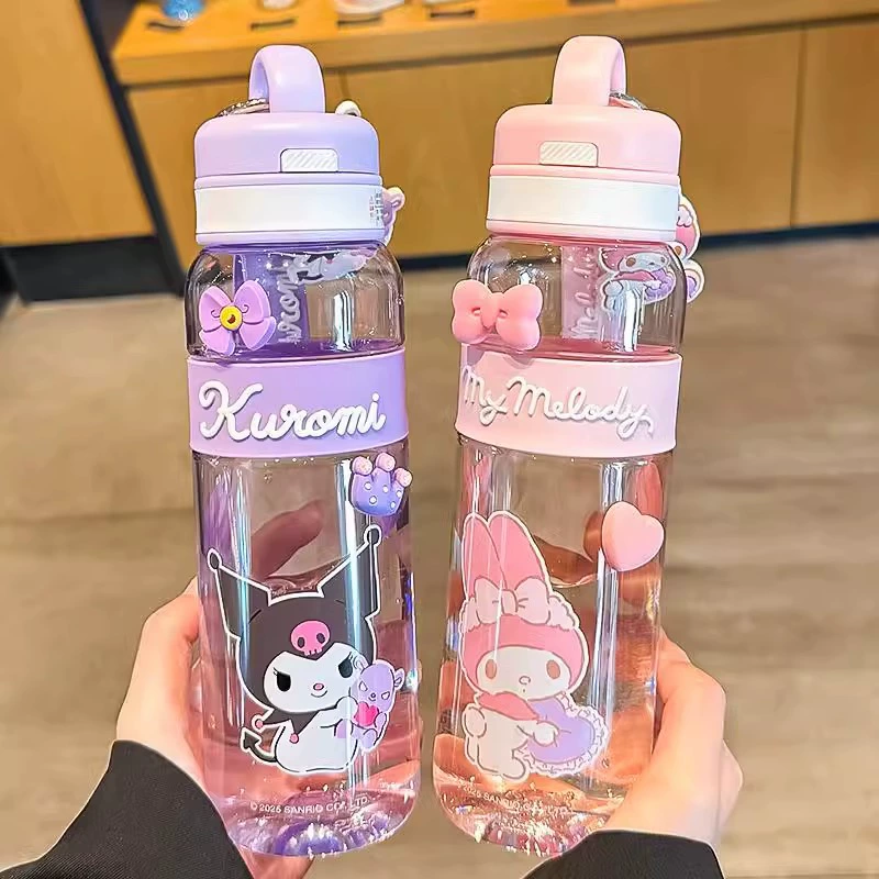 Gao Yan ценность Sanrio водный стакан для девочки, милый студент, портативный тритановый пластиковый стакан большой ёмкости для улицы