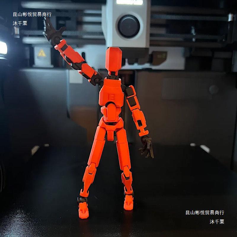 Upgraded 3d printed multi-joint action figure Lucky 13 toy children decompress variety development intelligence