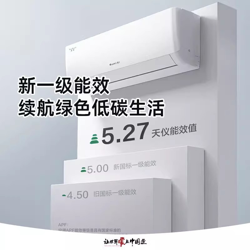 Aire acondicionado Gree inverter de pared, modelo 1P/1.5P, frío y calor, eficiencia energética de primera clase, aire acondicionado doméstico de pared.