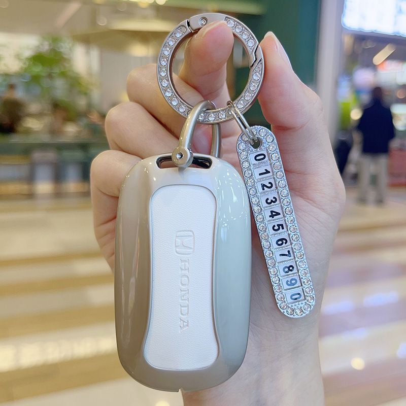 ホンダのキーカバーを適用します。女性十一代アコード十代思域crv型格xrv冠道英仕派のキャンバスボタンです。|undefined