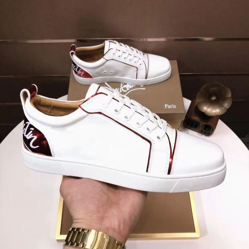 Men's C Red-Soled Cross-Border European Style Leather Shoes, Simple Sneakers, Fashionable Casual Shoes, Trendy White Shoes, Business Shoes Men's C Red-Soled Cross-Border European Style Leather Shoes, Simple Sneakers, Fashionable Casual Shoes, Trendy White Shoes, Business Shoes