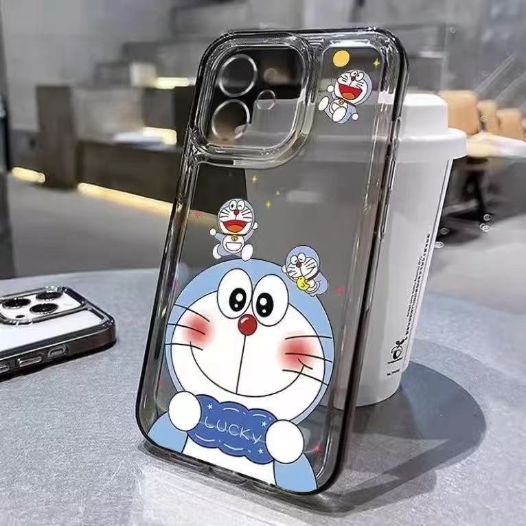 Funda para teléfono iphone16promax para pareja transparente Apple 15 anti-caída 14pro Japón y Corea 13/12 lindo