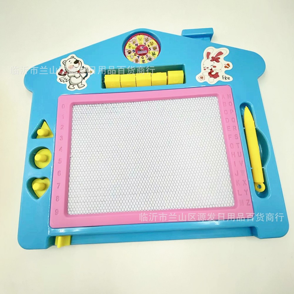 Tablero de dibujo para niños tablero de escritura de jardín de infantes magnético color tamaño pequeño 1-3 años de edad juguete niños y niñas bebé tablero de graffiti
