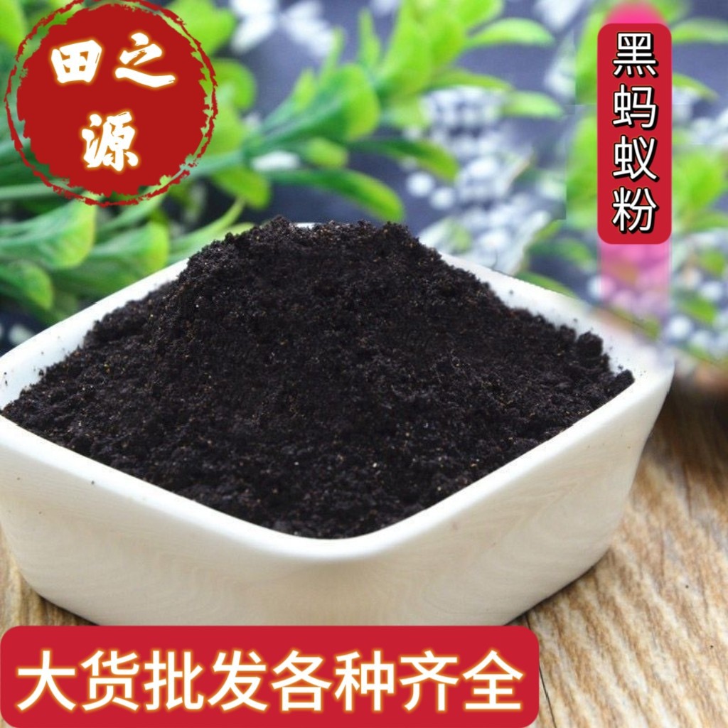 黑蚂蚁粉中药材批发黑蚂蚁蚂蚁干拟黑多刺蚁粉粉质细腻优质现磨