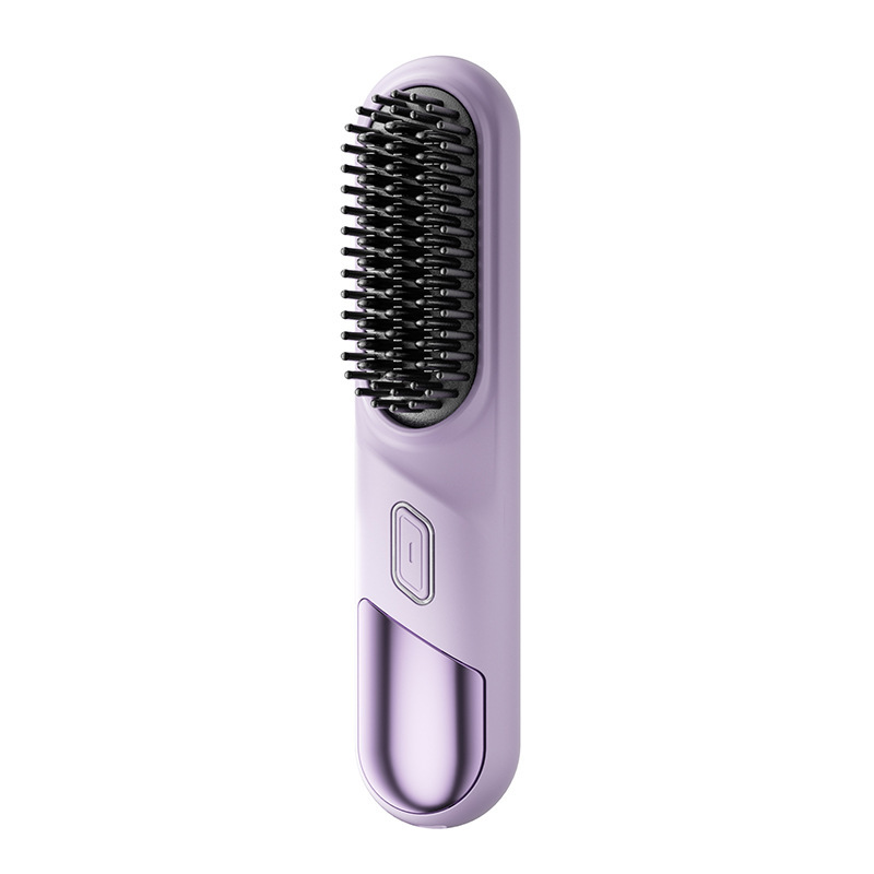 敏煌ミニ充電ストレート櫛携帯ファッション良い品質マイナスイオンヘアケア柔順ヘアケア無線ストレート櫛|undefined